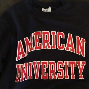 American University Champion Crewneck Sweatshirt